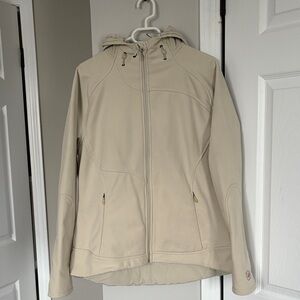 L.L. Bean Women's Beige Hooded Jacket